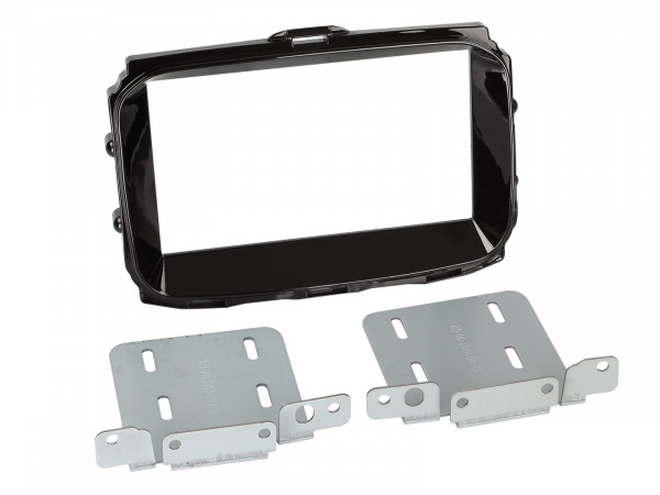 2-DIN Radioblende Alfa Romeo Giulietta 2013-2021 Klavierlack