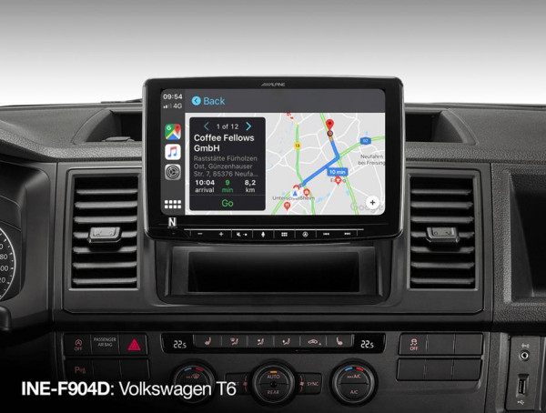 Alpine INE-F904T6 für Volkswagen T5 / T6