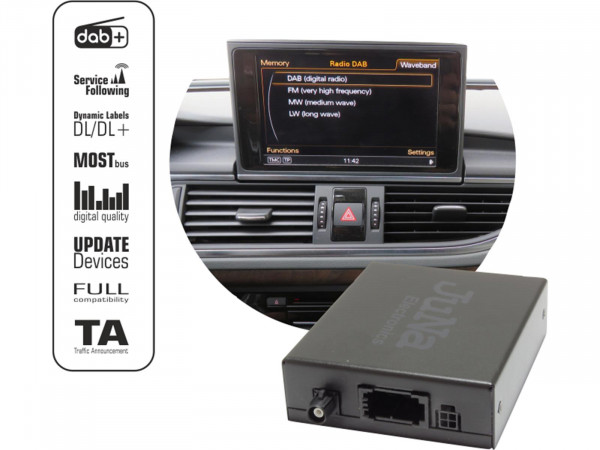 DAB / DAB + Nachrüstung Audi MMI 2G High mit DAB ab Werk