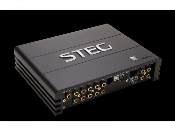 STEG MDSP-10: 8-Kanal Endstufe mit 10-Kanal DSP 6 In 8+2 Out