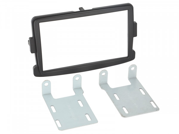 2-DIN Radioblende Dacia/Fiat/Nissan/Opel/Renault schwarz