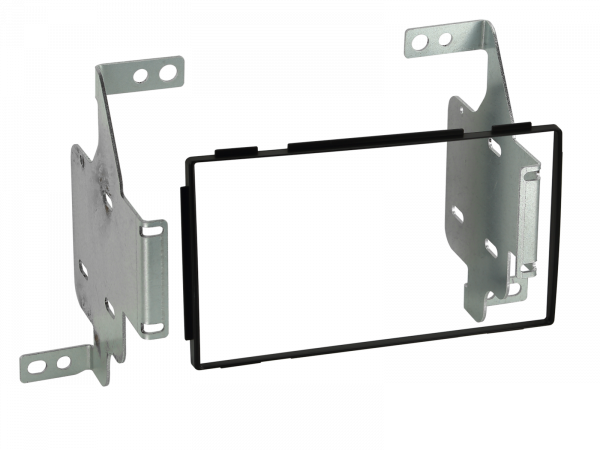 2-DIN Radioblende Nissan Juke (F15) - Farbe: schwarzEinbauausschnitt