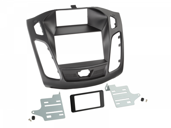 2-DIN Radioblende für Ford Focus (DYB) - Farbe: schwarz
