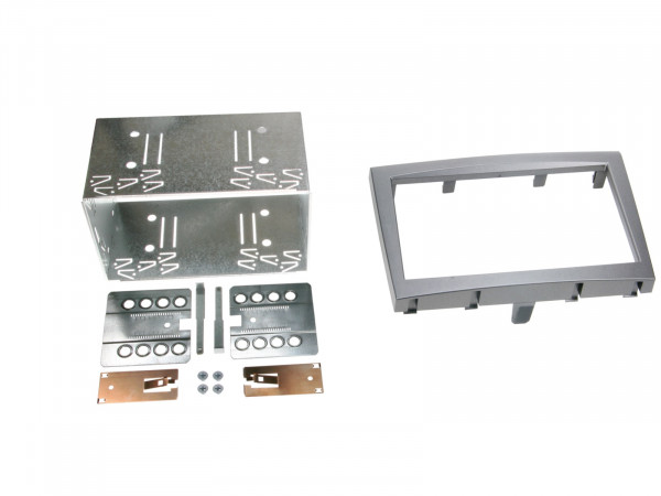 2-DIN Radioblende Porsche 911/Boxster/Cayman vulkangrau