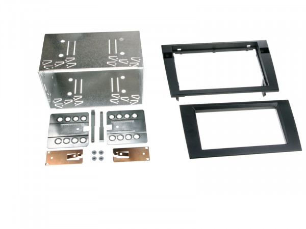 2-DIN Radioblende Audi A4(8E)/Seat Exeo(3R) schwarz