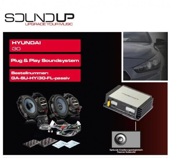 Hyundai i30 Facelift PD (ab2019) SoundUp Paket Aktiv