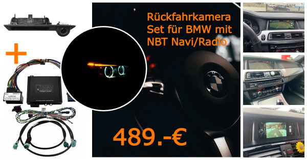 Rückfahrkamera Set BMW mit NBT Navi/Radio