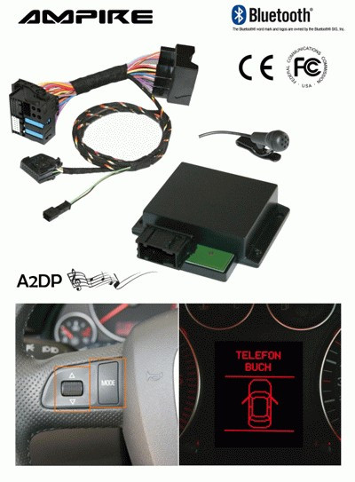 KUFATEC FISCON für Audi Concert II oder Symphony II mit BNS 4.X Navigation