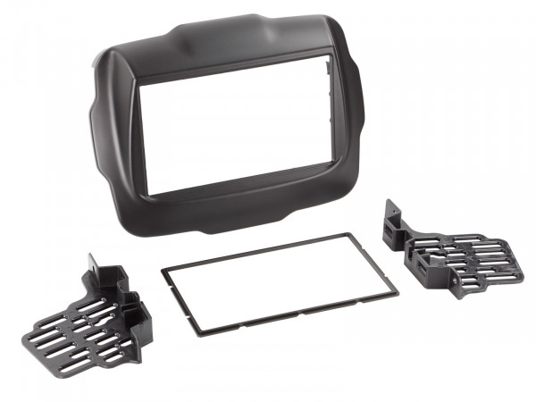 2-DIN Radioblende Jeep Renegade 2014-2023 schwarz