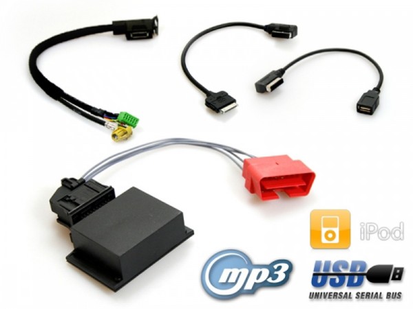 KUFATEC Multimediabuchse für Apple iPod, VW RNS 850 (MDI - MEDIA IN)