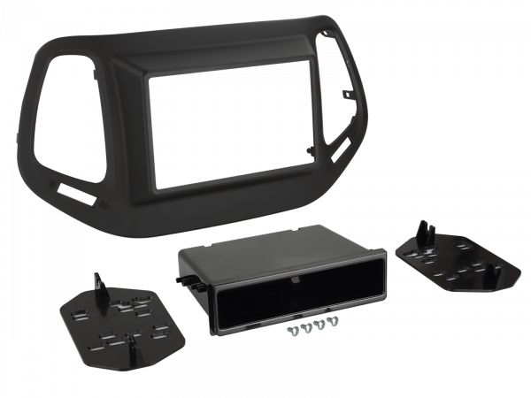 2-DIN Radioblende mit Fach Jeep Compass(MX) 2017-2021