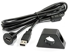USB-Einbaubuchse mit 200cm Kabel