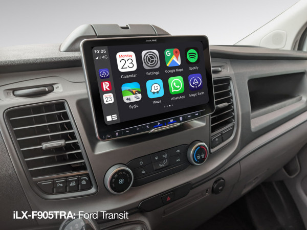 Alpine iLX-F905TRA Autoradio für Ford Transit Custom