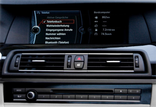 KUFATEC FISCON für BMW Pro F-Serie mit USB Schnittstelle in Armlehne