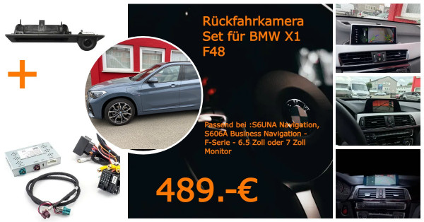BMW X1 F48 Rückfahrkamera Set bis Bj 05/2016