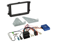 2-DIN Kit Seat/Skoda/VW Fahrzeuge CAN Bus/Antenne schwarz 2-DIN Kit Seat/Skoda/VW Fahrzeuge CAN Bus/Antenne schwarz