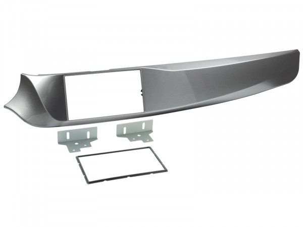 2-DIN Radioblende Alfa Romeo Guiletta 05/2010-10/2013 silber