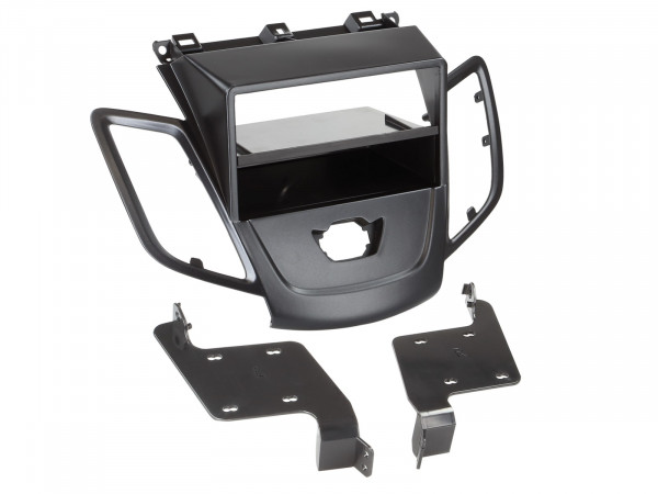 2-DIN Radioblende mit Fach Ford Fiesta ohne Display schwarz