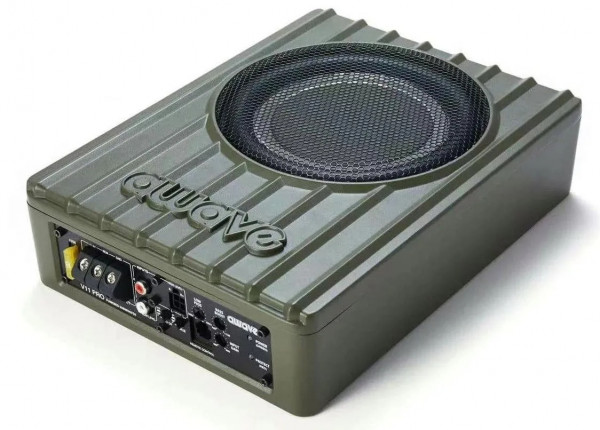 Awave V11PRO Aktivsubwoofer - Intensive Bässe in Olivgrün