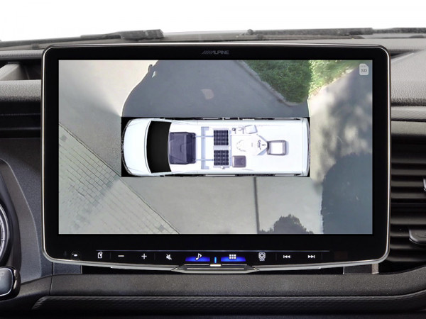 Alpine HCS-T100 360-Grad-HD-Kamerasystem für Reisemobile und Camper Vans