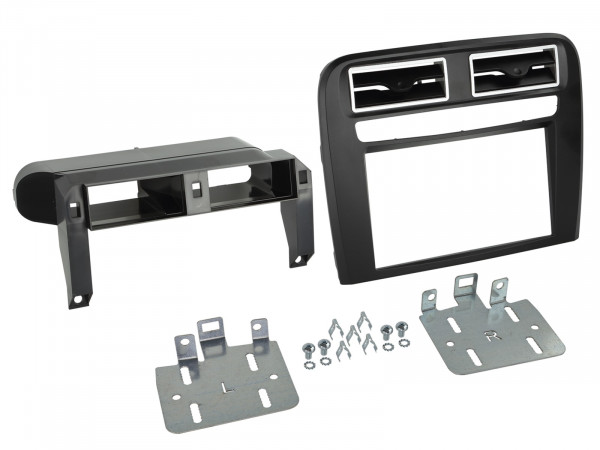 2-DIN Radioblende Fiat Grande Punto 2005-2010 schwarz