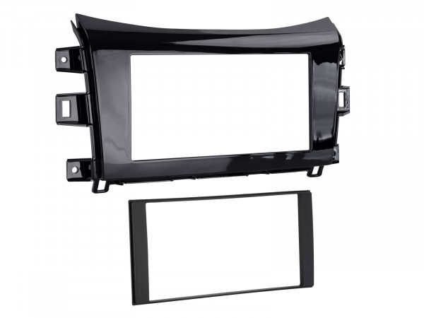 2-DIN Radioblende Nissan Navara/Renault Alaskan Klavierlack