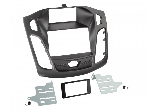 2-DIN Radioblende Ford Focus (DYB) 03/2011-09/2014 schwarz