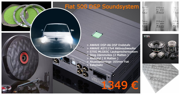 Fiat 500 Soundsystem DSP