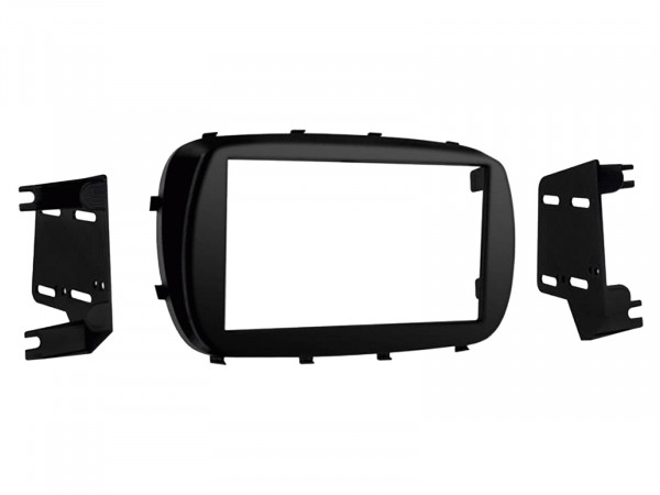 2-DIN Radioblende Fiat 500X(ZAF 334) 01/2015-08/2024 schwarz