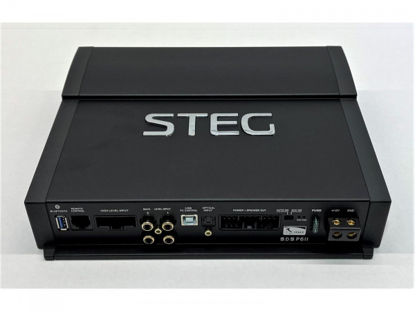 STEG SDSP6-II: 6-Kanal Endstufe mit DSP 6 In 8 Out