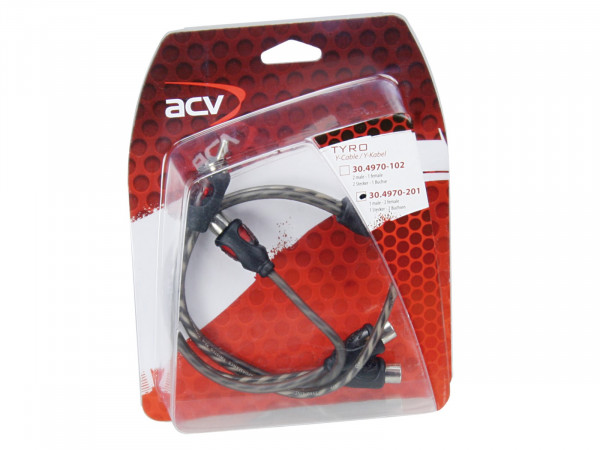 Cinch Kabel TYRO Economy Line Y-Kabel (m)>(f)/(f) 30cm